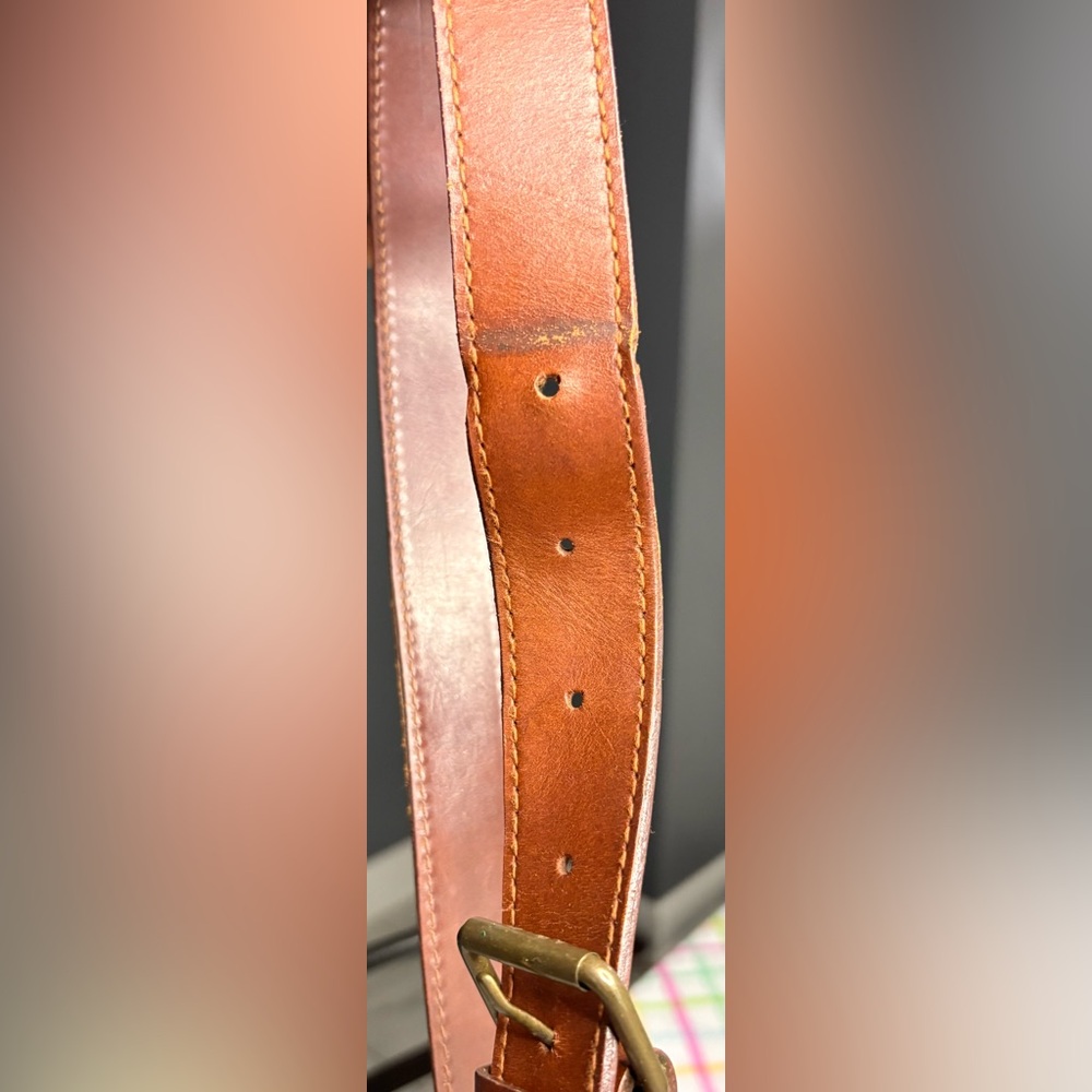 Ralph Lauren vintage Brown and Black Checkered Crossbody Bag - Picture 6 of 6